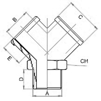 Male Branch Y Threaded Fittings, Brass Pipe Fittings, Brass Hose Fittings, Brass Air Connector, Brass BSP Fittings